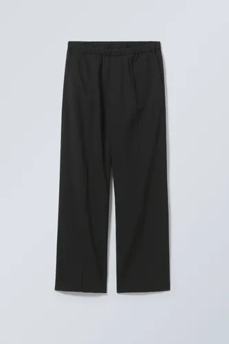 Axel Relaxed Suit Trousers - Black