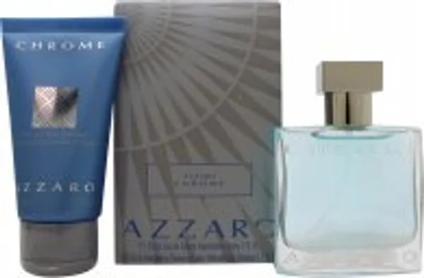 Azzaro Chrome Gift Set 30ml EDT + 50ml Shower Gel