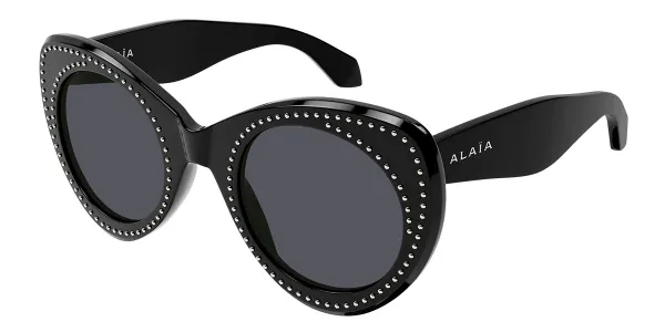 Azzedine Alaia AA0064S 001 Women's Sunglasses Black Size 51