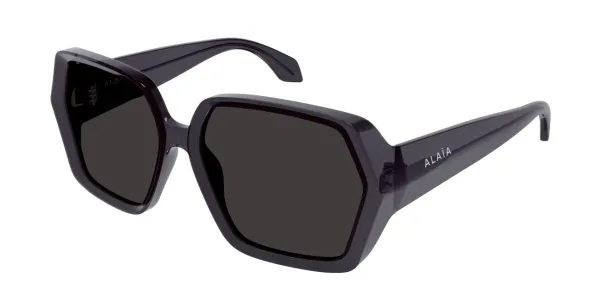 Azzedine Alaia AA0077S 001 Women's Sunglasses Grey Size 60