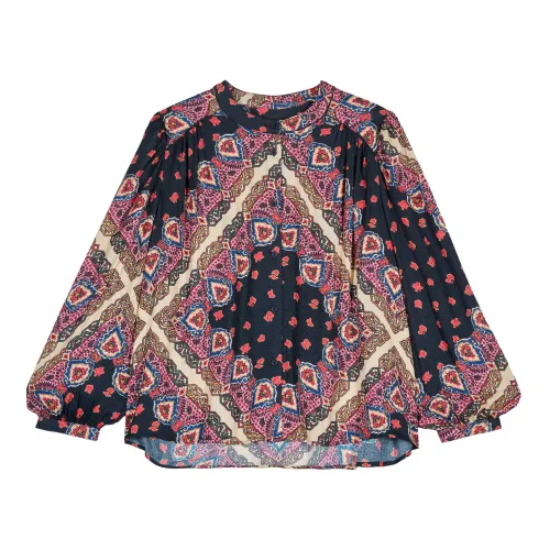 Ba&Sh , Bohemian Style Long Sleeve Shirt ,Multicolor female, Sizes: