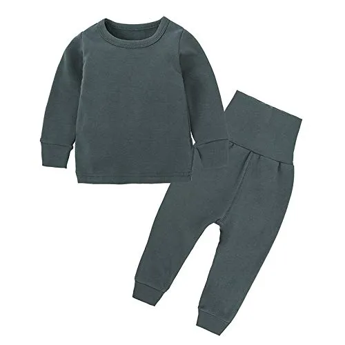 Baby Girls Boys Pyjamas Sleepwear 2pcs Long Sleeves Pjs