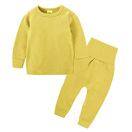 Baby Girls Boys Pyjamas Sleepwear 2pcs Long Sleeves Pjs