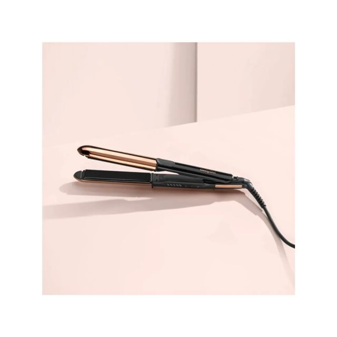 BaByliss Titanium Brilliance Straight & Curl Hair Straighteners, Black - Black - Unisex