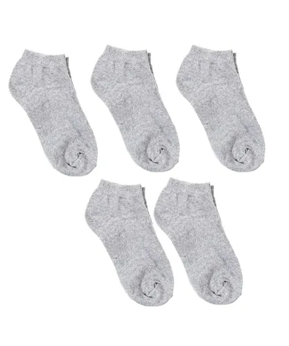 Baci & Abbracci Womens Pack-5 Socks - Grey