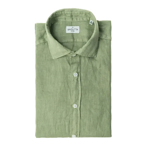 Bagutta , Shirt ,Green male, Sizes:
