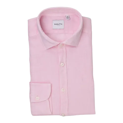 Bagutta , Shirts ,Pink male, Sizes: