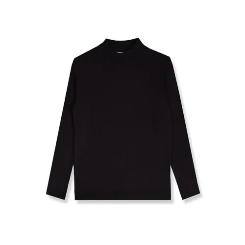 Baldessarini , Basic Merino Pullover with Stand-up Collar ,Black male, Sizes: