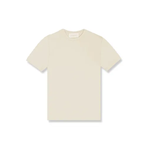Baldessarini , Logo Print Basic T-Shirt ,Beige male, Sizes: