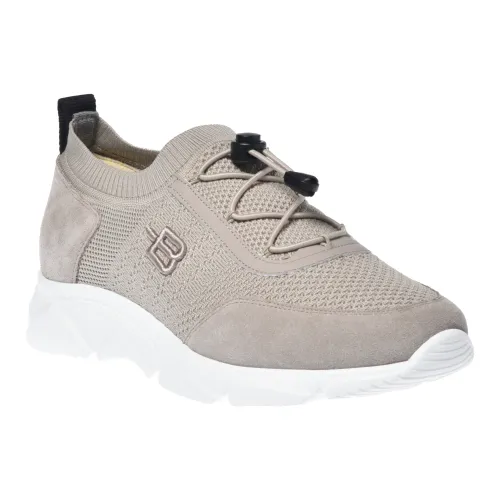 Baldinini , Sneaker in beige fabric ,Beige male, Sizes: