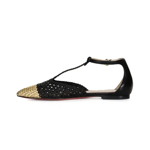 Baldinini , Stylish Leather Sandals ,Black female, Sizes: