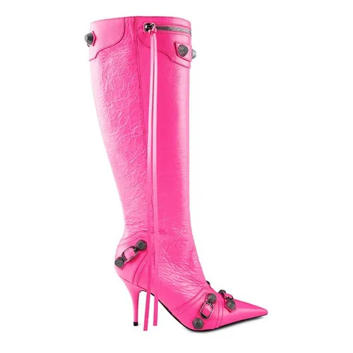 Balenciaga Bal Cagole Boot Ld32 - Pink