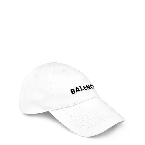 Balenciaga Bal Logo Cap Jn34 - Cream