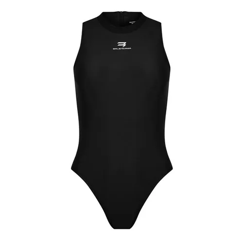 BALENCIAGA Bal Race Swimsuit Ld33 - Black