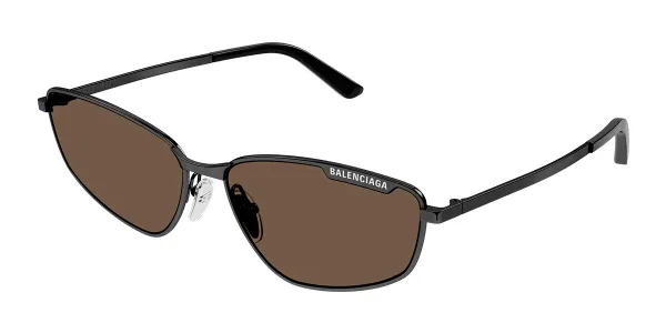Balenciaga BB0277S 002 Men's Sunglasses Gunmetal Size 60