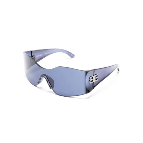 Balenciaga , Bb0292S 002 Sunglasses ,Blue unisex, Sizes: ONE