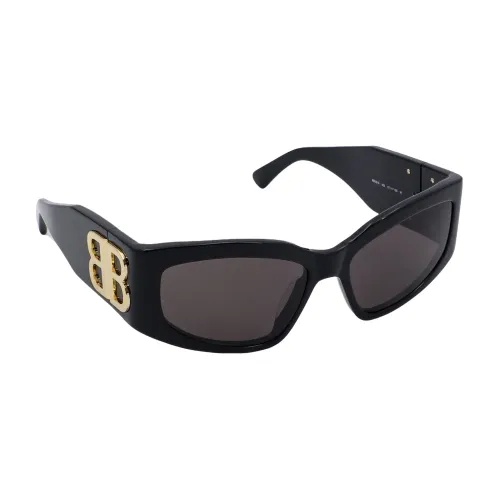 Balenciaga , Black Cat-Eye Sunglasses ,Black female, Sizes: ONE