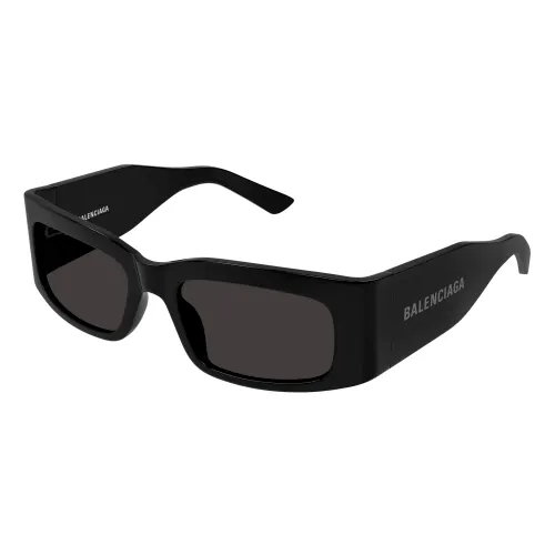 Balenciaga , Black/Grey Sunglasses Bb0328S ,Black unisex, Sizes: