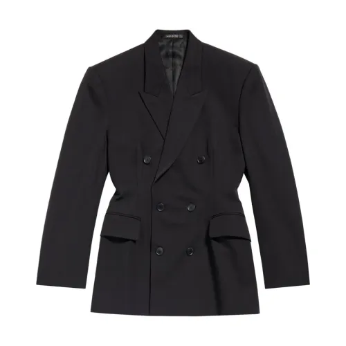 Balenciaga , Black Jackets with 5.0cm Brim and 55.0cm Circumference ,Black female, Sizes: