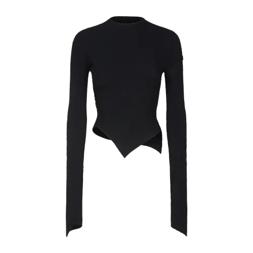 Balenciaga , Black Spiral Top ,Black female, Sizes: