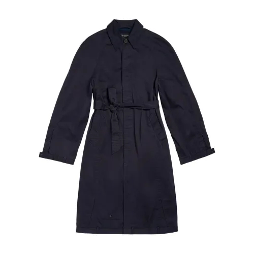 Balenciaga , Blue Coats for Men ,Blue male, Sizes: