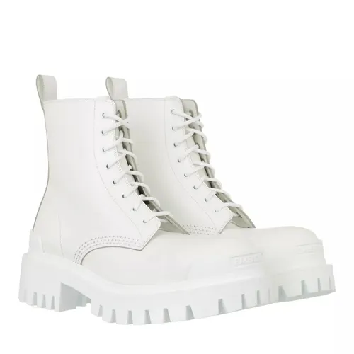 Balenciaga Boots & Ankle Boots - Strike 20MM Bootie Leather - white - Boots & Ankle Boots for ladies