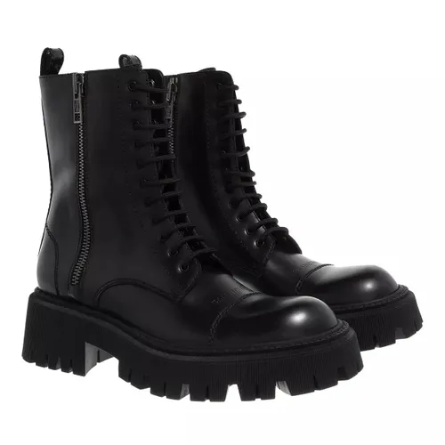 Balenciaga Boots & Ankle Boots - Tractor Bootie Leather - black - Boots & Ankle Boots for ladies