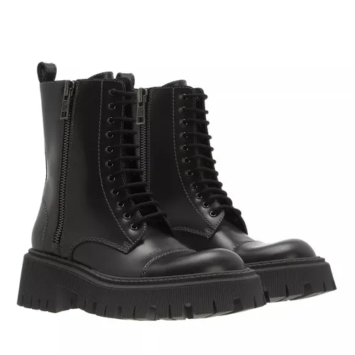 Balenciaga Boots & Ankle Boots - Tractor Bootie Leather - grey - Boots & Ankle Boots for ladies