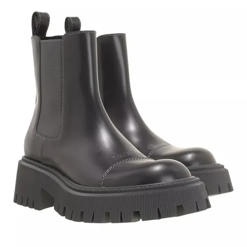 Balenciaga Boots & Ankle Boots - Tractor Booties Calfskin - grey - Boots & Ankle Boots for ladies