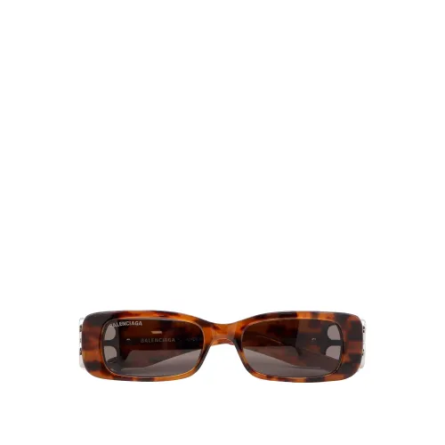Balenciaga , Brown Rectangular Sunglasses ,Brown female, Sizes: ONE