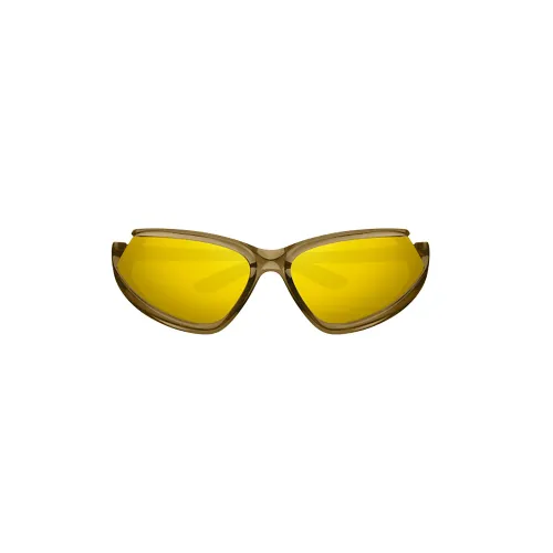 Balenciaga , Brown Sunglasses for Women ,Yellow female, Sizes: ONE
