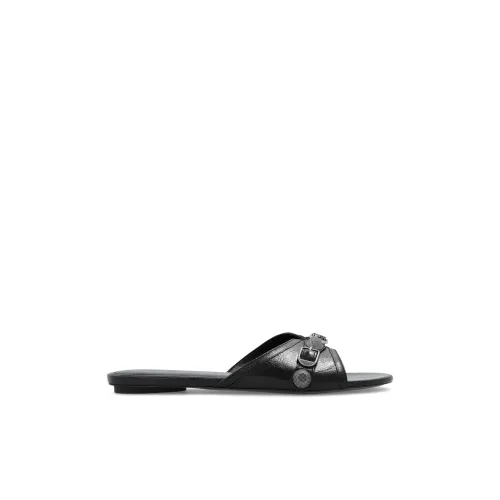 Balenciaga , ‘Cagole’ slides ,Black female, Sizes: