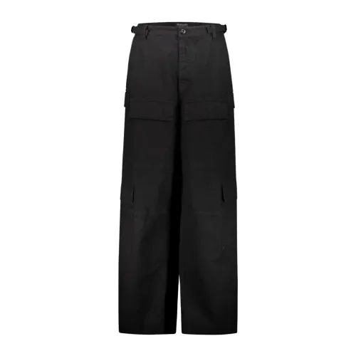 Balenciaga , Cargo Skirt with Pocket Detail ,Black female, Sizes: