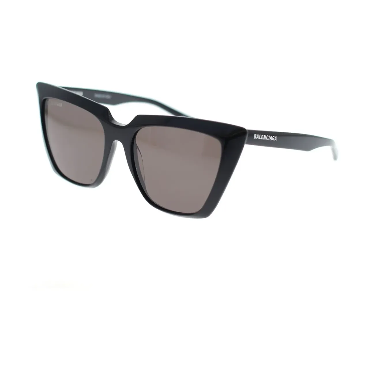 Balenciaga , Cat-Eye Sunglasses with Bold Edges ,Black female, Sizes: