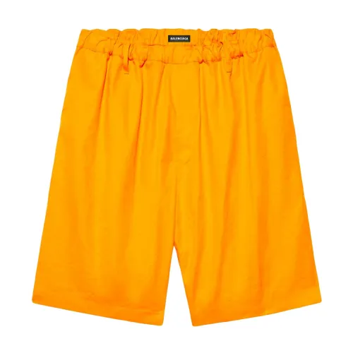 Balenciaga , Cotton Shorts ,Orange male, Sizes: