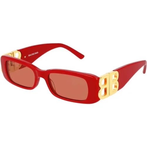 Balenciaga Dynasty Sunglasses BB0096S - Red