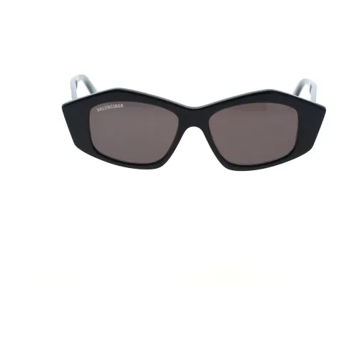 Balenciaga , Extreme Cut Sunglasses Bb0106S ,Black female, Sizes: