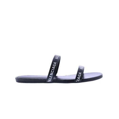 Balenciaga , Flat Sandals ,Black female, Sizes: