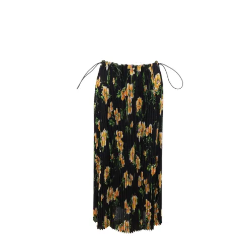 Balenciaga , Floral Print Pleated Skirt ,Multicolor female, Sizes: