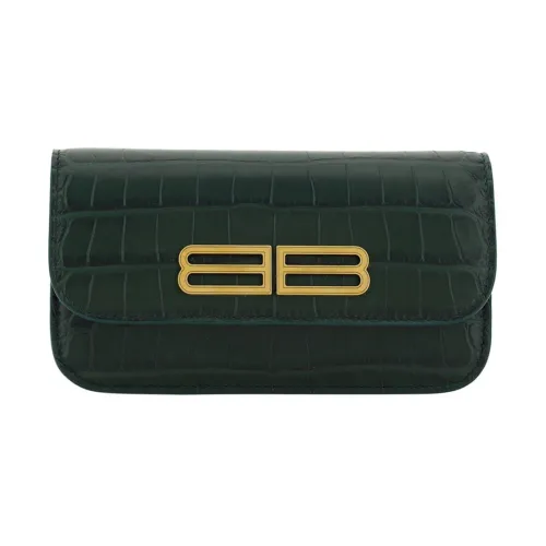 Balenciaga , Gossip Chain Clutch Bag ,Green female, Sizes: ONE SIZE