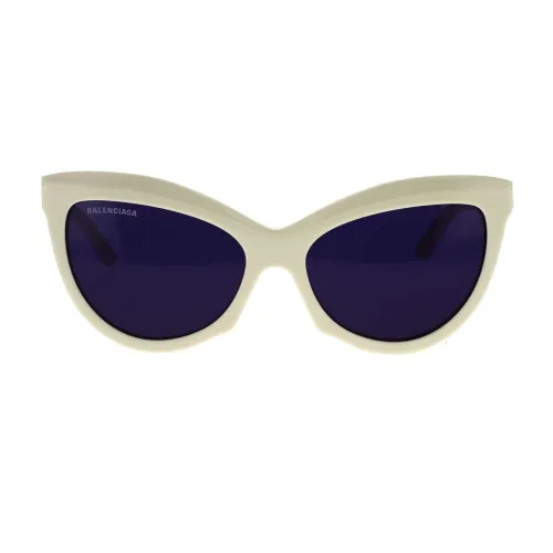 Balenciaga , Iconic Cut Concept Sunglasses ,White female, Sizes: