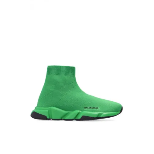Balenciaga , Kids Speed LT Sneaker - Green ,Green male, Sizes: