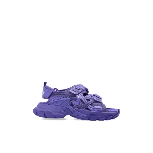 Balenciaga , Kids Track Sandals ,Purple female, Sizes: