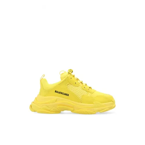 Balenciaga , Kids Triple S Sneakers ,Yellow male, Sizes: