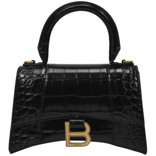 Balenciaga , Leather handbags ,Black female, Sizes: ONE SIZE