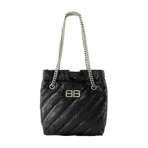 Balenciaga , Leather handbags ,Black female, Sizes: ONE SIZE
