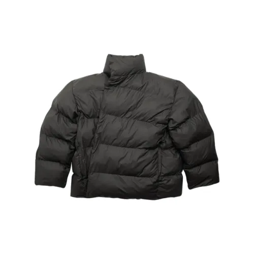 Balenciaga , Lightweight Coated Nylon Wrap Jacket ,Black male, Sizes: