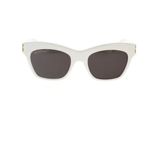 Balenciaga , Luxurious 80s Style Butterfly Sunglasses ,White female, Sizes: