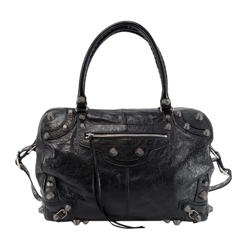 Balenciaga , Mens Bags Travel Bags Black Ss24 ,Black male, Sizes: ONE SIZE