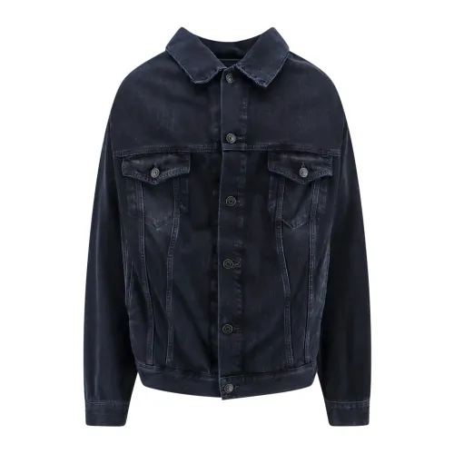 Balenciaga , Men's Clothing Jackets & Coats Black Ss24 ,Black male, Sizes: